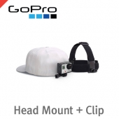고프로 Head Strap Mount + QuickClip /모든 사이즈에 적용 가능한 헤드 스트랩