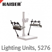 카이저 Lighting Units for Copylizer, 5276 /조명 2개, 램프 Arm 2개/색온도-5400 Kelvin, 램프-할로겐 36W 4개
