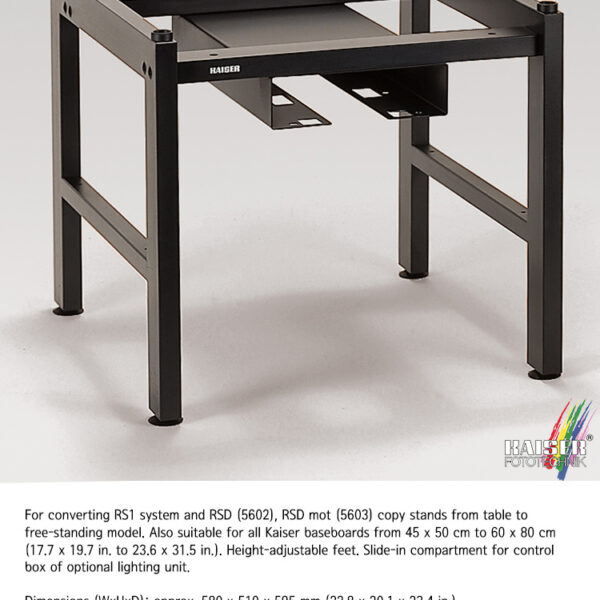 카이저 Table Frame for R1 System, 5508 /R1 System용 스탠드, 베이스 보드/크기-58cm x 51cm x 60cm