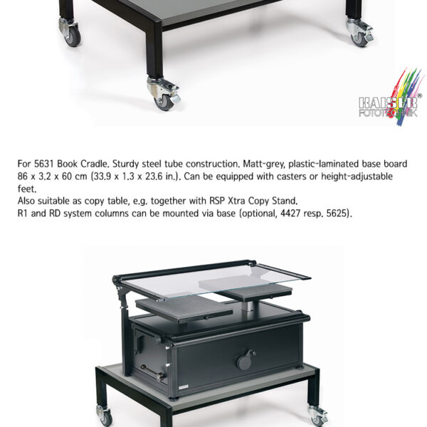 카이저 Table for Book Cradle, 5630 /북 크레들용 테이블/크기-92.2cm x 68cm x 31.5cm